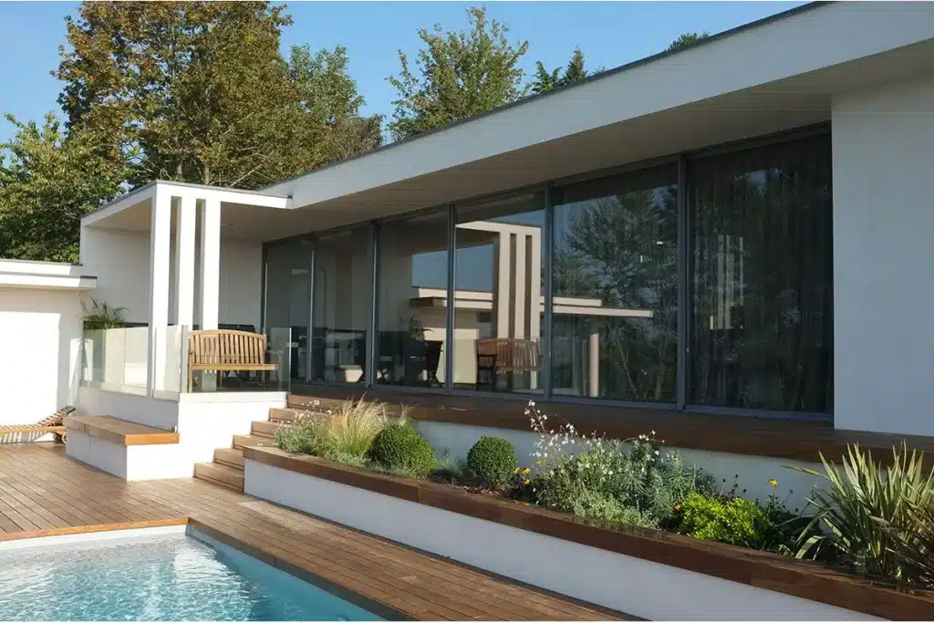 Coulissant aluminium Champagne-aux-Mont-Dor par l'Atelier de l'Alu