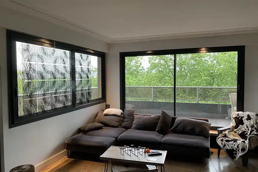 Coulissant aluminium Led par l'Atelier de l'Alu