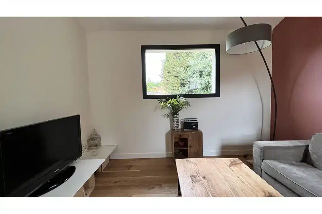 Fenêtre aluminium fixe par l'Atelier de l'Alu