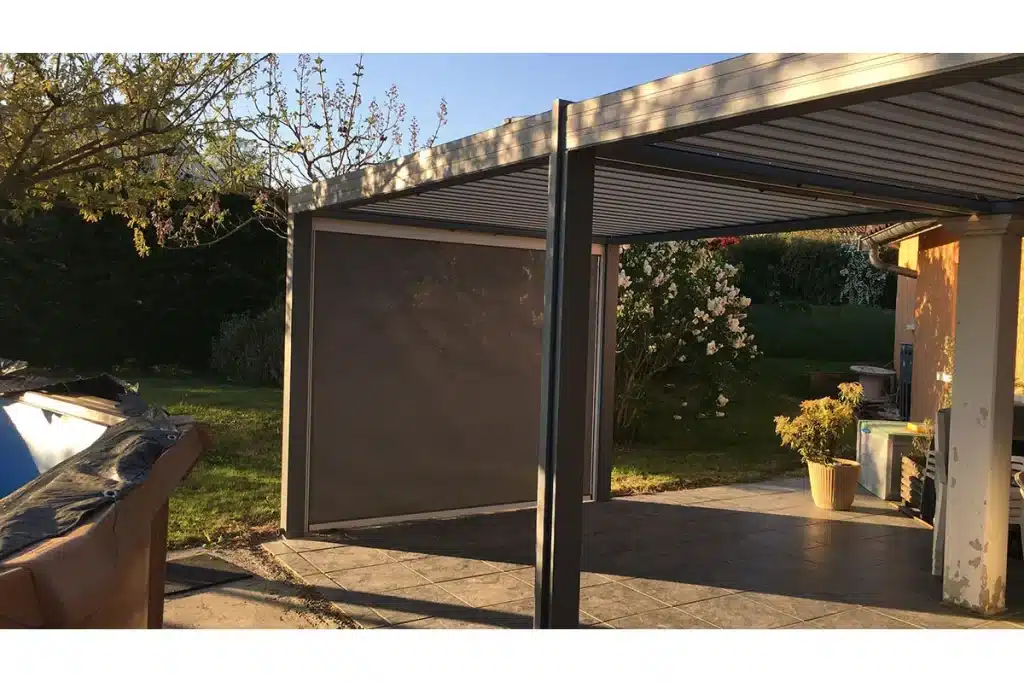 Pergola aluminium Chaponost par l'Atelier de l'Alu