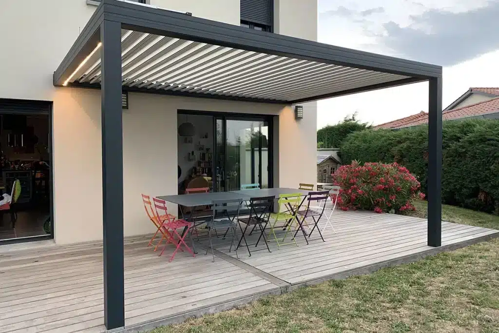 Pergola aluminium Charly par l'Atelier de l'Alu