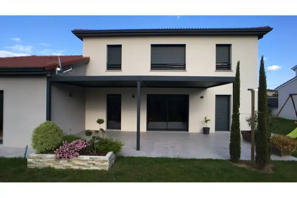 Pergola aluminium Oullins par l'Atelier de l'Alu