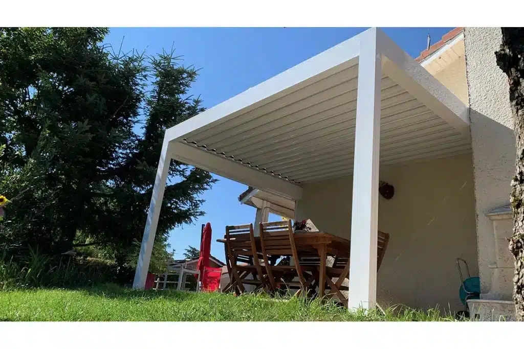 Pergola aluminium Vernaison par l'Atelier de l'Alu