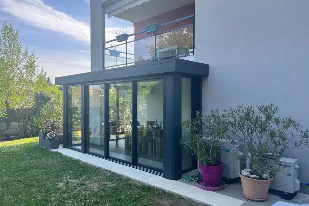 Véranda aluminium Pierre-Bénite par l'Atelier de l'Alu