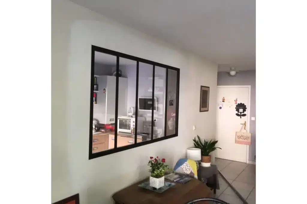 Verrière intérieure Atelier aluminium par l'Atelier de l'Alu