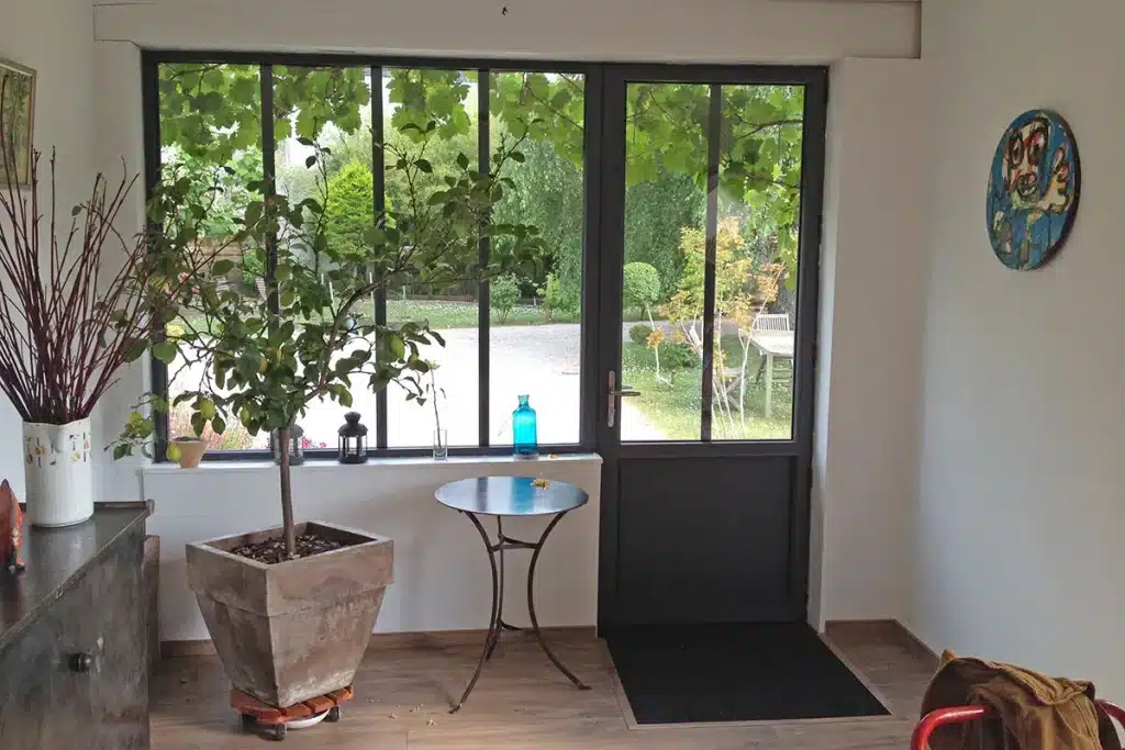 Verrière Atelier aluminium Saint-Genis-Laval par l'Atelier de l'Alu