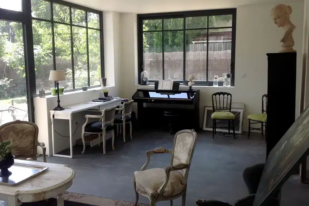 Verrière Atelier aluminium Sainte-Foy-les-Lyon par l'Atelier de l'Alu