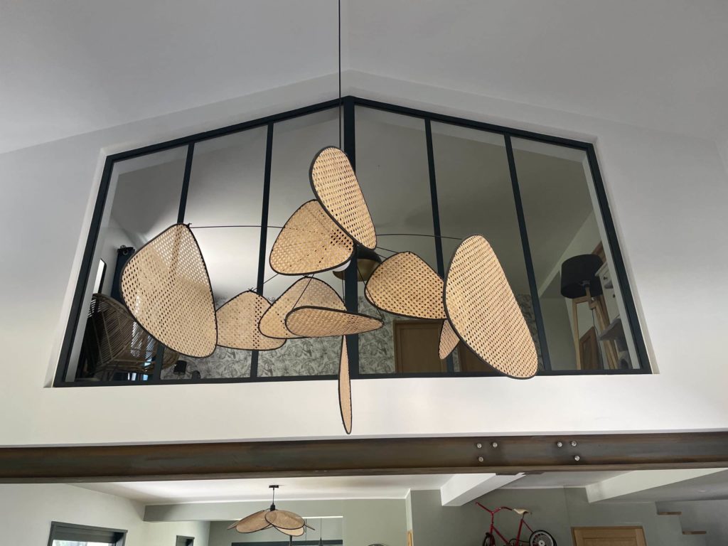 Verrière aluminium mezzanine par l'Atelier de l'Alu