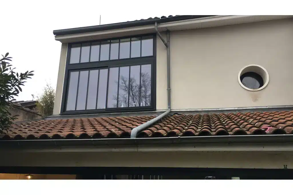 Verrière aluminium Mions par l'Atelier de l'Alu