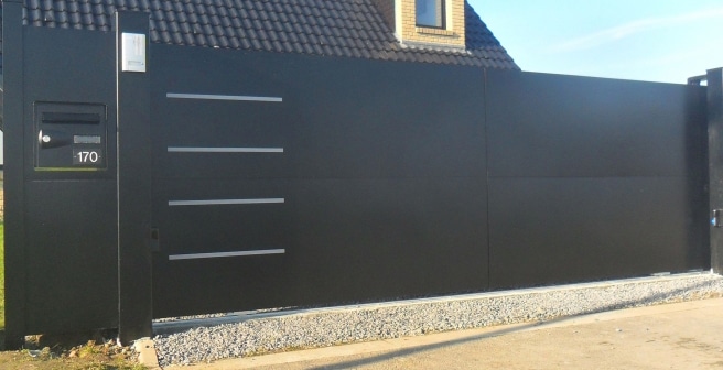 Portail Aluminium Chaponost par l'Atelier de l'Alu