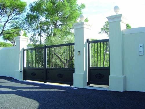 Portail Aluminium anthracite Oullins par l'Atelier de l'Alu