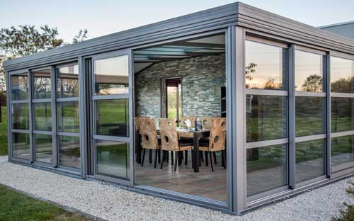 Véranda aluminium Mornant par l'Atelier de l'Alu
