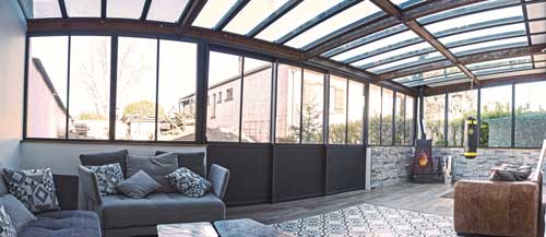 Verrière aluminium maison par l'Atelier de l'Alu