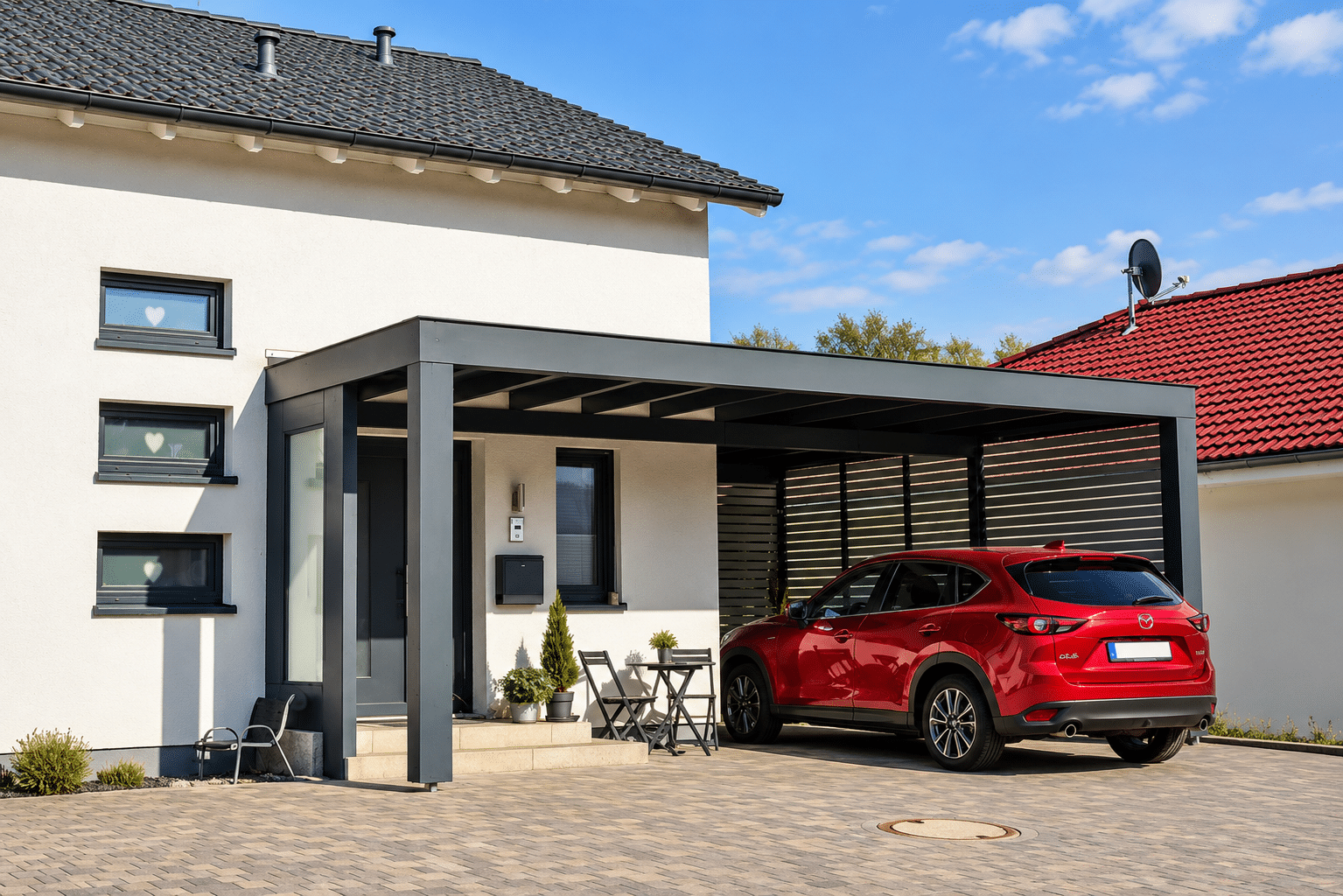 Carport aluminium à Caluire-et-Cuire