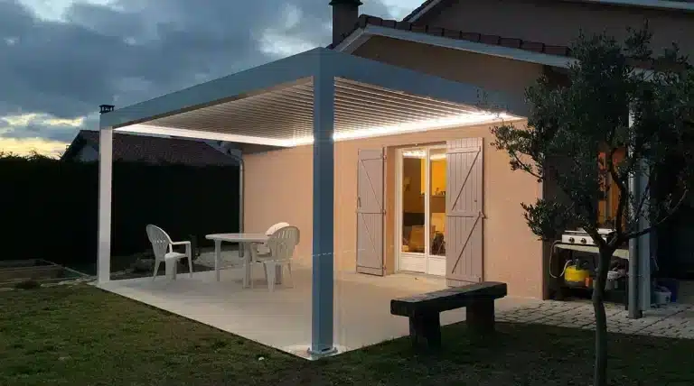 Pergola aluminium à Gex
